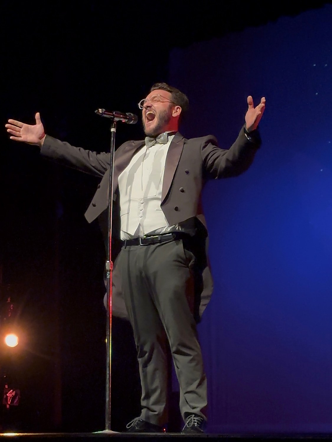 Matthew Conte in performance